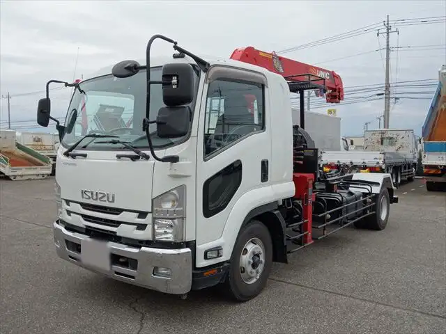 いすゞ フォワード 中型/増トン アームロール クレーン付き ツインホイスト の中古トラック【車両No.162130】