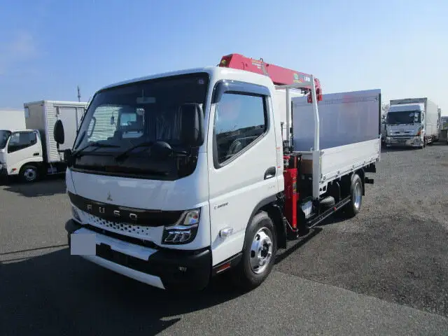 三菱 キャンター 小型 クレーン付 パワーゲート アルミブロック の中古トラック【車両No.162494】