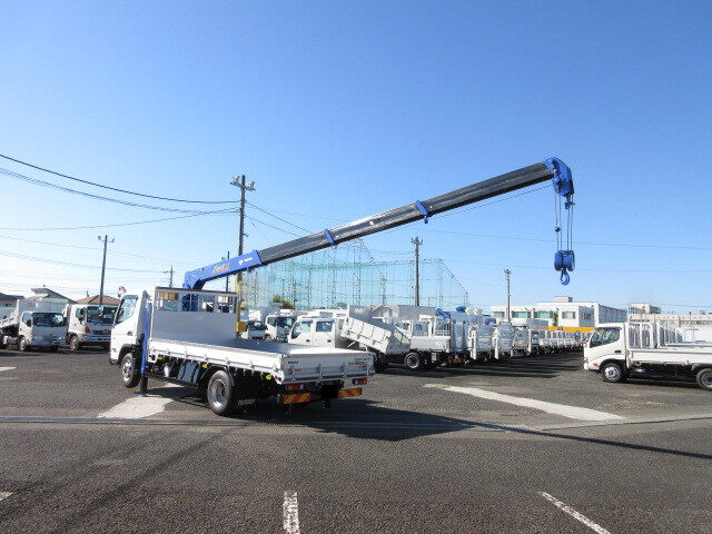 三菱 キャンター 小型 車両重機運搬 4段クレーン ラジコン｜画像11