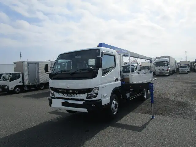 三菱 キャンター 小型 クレーン付 パワーゲート アルミブロック の中古トラック【車両No.162449】