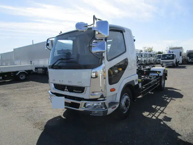 三菱 ファイター 中型/増トン アームロール ツインホイスト ベッド の中古トラック【車両No.162487】