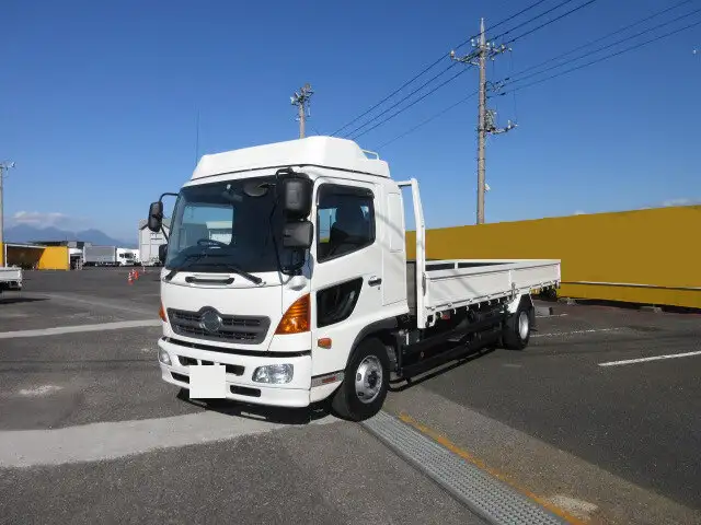 日野 レンジャー 中型/増トン 平ボディ 床鉄板 ベッド の中古トラック【車両No.162478】