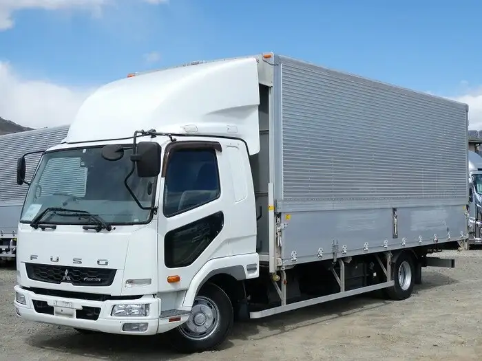 三菱 ファイター 中型/増トン ウイング エアサス ベッド の中古トラック【車両No.162560】