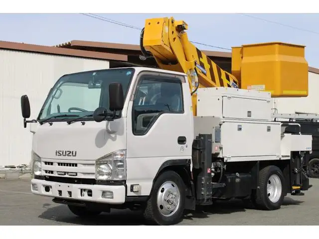 いすゞ エルフ 小型 高所・建柱車 高所作業車 電工仕様 の中古トラック【車両No.162410】