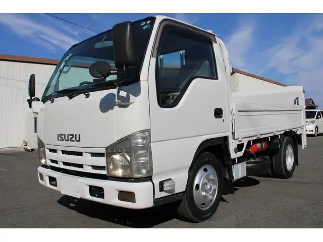 いすゞ エルフ 小型 平ボディ パワーゲート 床鉄板 の中古トラック【車両No.162423】