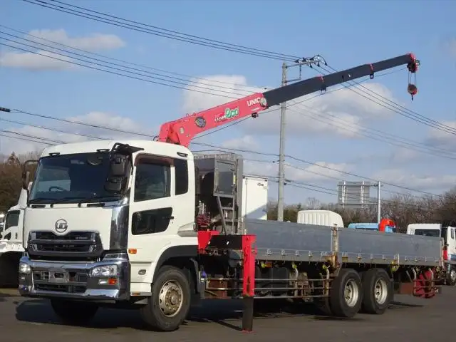 日産UD クオン 大型 クレーン付 エアサス 4段 の中古トラック【車両No.162658】
