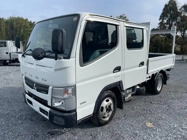 三菱 キャンター 小型 平ボディ Wキャブ  の中古トラック【車両No.162660】