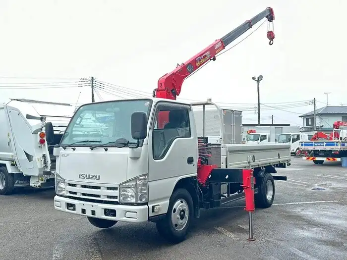 いすゞ エルフ 小型 クレーン付 3段 ラジコン の中古トラック【車両No.162652】