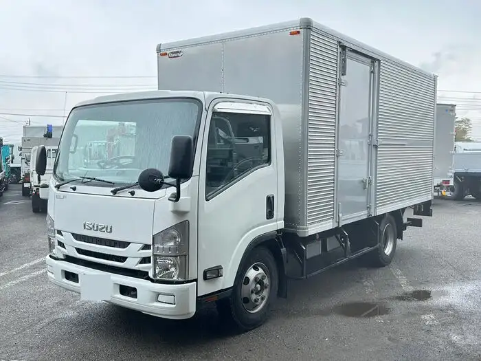 いすゞ エルフ 小型 アルミバン パワーゲート サイドドア の中古トラック【車両No.162656】