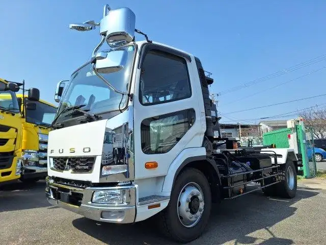 三菱 ファイター 中型/増トン アームロール ツインホイスト 2KG-FK62FZ の中古トラック【車両No.162849】