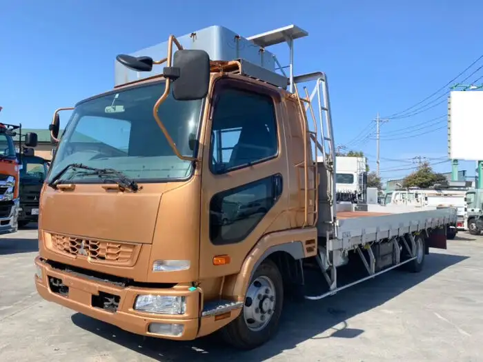 三菱 ファイター 中型/増トン 平ボディ 床鉄板 アルミブロック の中古トラック【車両No.162791】
