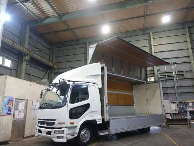 三菱 ファイター 中型/増トン ウイング 床鉄板 エアサス の中古トラック【車両No.162856】