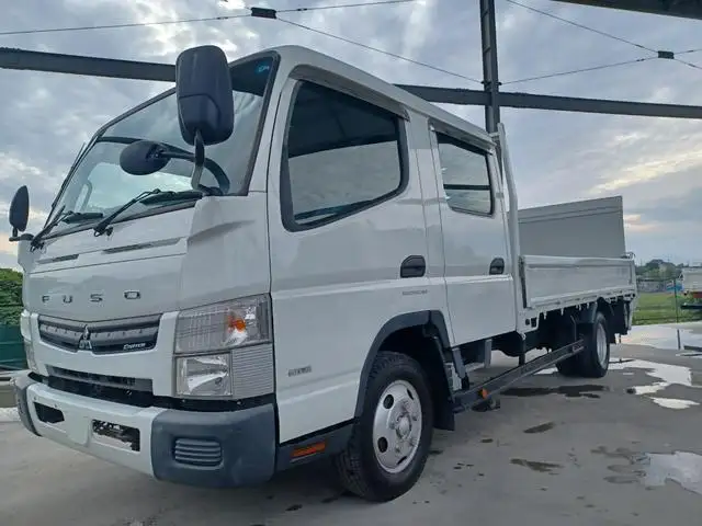 三菱 キャンター 小型 平ボディ Wキャブ パワーゲート の中古トラック【車両No.162874】
