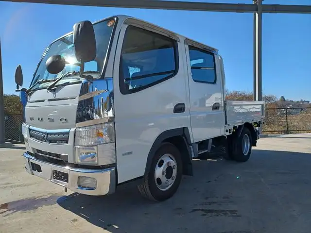 三菱 キャンター 小型 平ボディ Wキャブ  の中古トラック【車両No.162927】