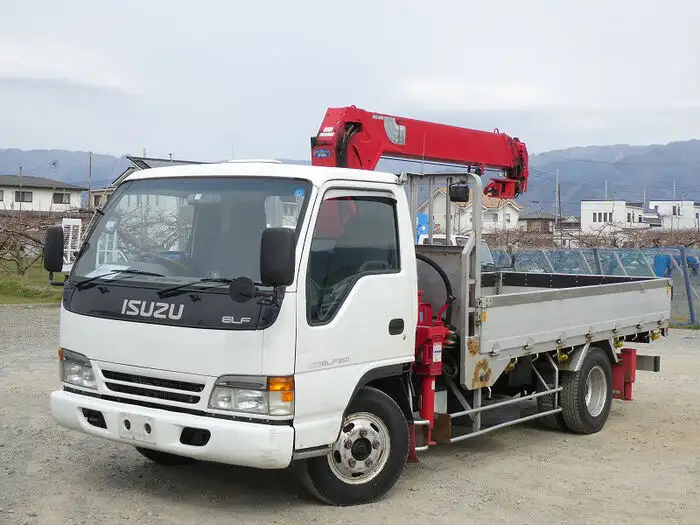 いすゞ エルフ 小型 クレーン付 4段 ラジコン の中古トラック【車両No.162972】