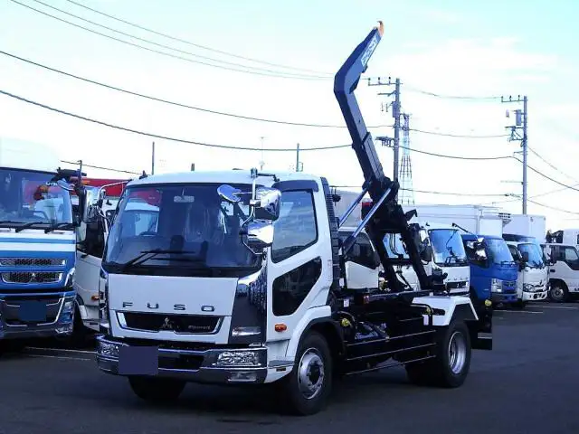 三菱 ファイター 中型/増トン アームロール ツインホイスト 2KG-FK72FZ の中古トラック【車両No.163024】