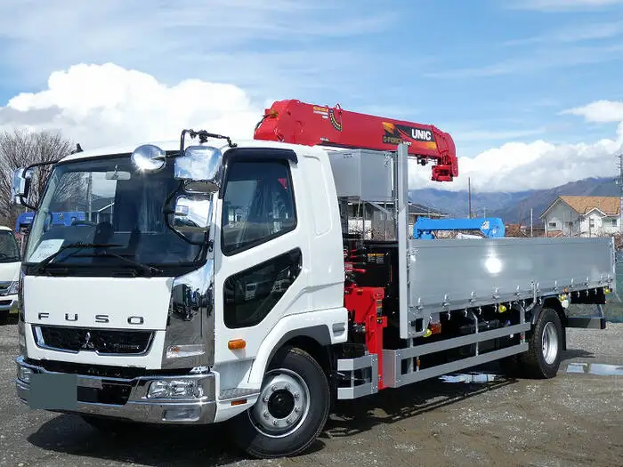 三菱 ファイター 中型/増トン クレーン付 アルミブロック 5段 の中古トラック【車両No.163046】
