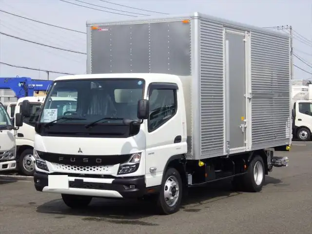 三菱 キャンター 小型 アルミバン パワーゲート サイドドア の中古トラック【車両No.163083】