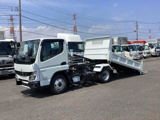 三菱 キャンター 小型 ダンプ ローダー 2RG-FBA60 の中古トラック【車両No.163084】