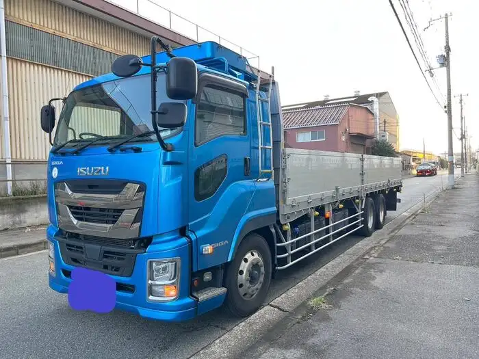 いすゞ ギガ 大型 平ボディ アルミブロック エアサス の中古トラック【車両No.163193】