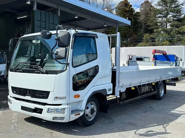 三菱 ファイター 中型/増トン 平ボディ アルミブロック ベッド の中古トラック【車両No.163101】