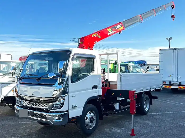 三菱 キャンター 小型 クレーン付 アルミブロック 5段 の中古トラック【車両No.163090】