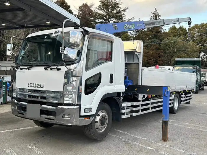 いすゞ フォワード 中型/増トン クレーン付 床鉄板 アルミブロック の中古トラック【車両No.163113】