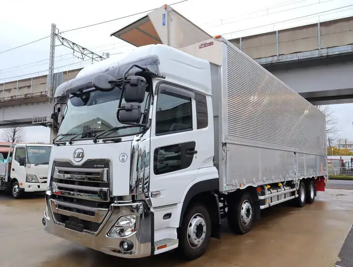 日産UD クオン 大型 ウイング ハイルーフ エアサス の中古トラック【車両No.162910】