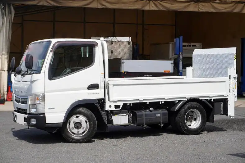 三菱 キャンター 小型 平ボディ パワーゲート 床鉄板 の中古トラック【車両No.163375】
