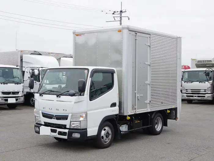 三菱 キャンター 小型 アルミバン パワーゲート サイドドア の中古トラック【車両No.163478】