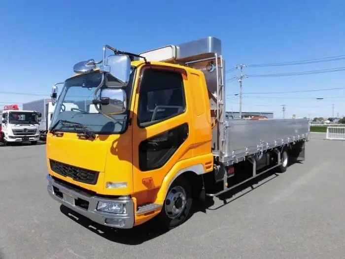 三菱 ファイター 中型/増トン 平ボディ アルミブロック ベッド の中古トラック【車両No.163447】