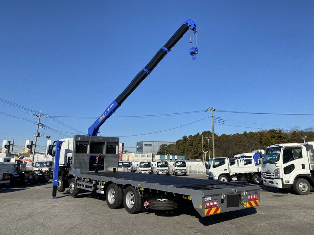 三菱 スーパーグレート 大型 車両重機運搬 4段クレーン ラジコン｜画像5