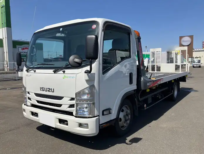 いすゞ エルフ 小型 車両重機運搬 ラジコン ウインチ の中古トラック【車両No.163567】