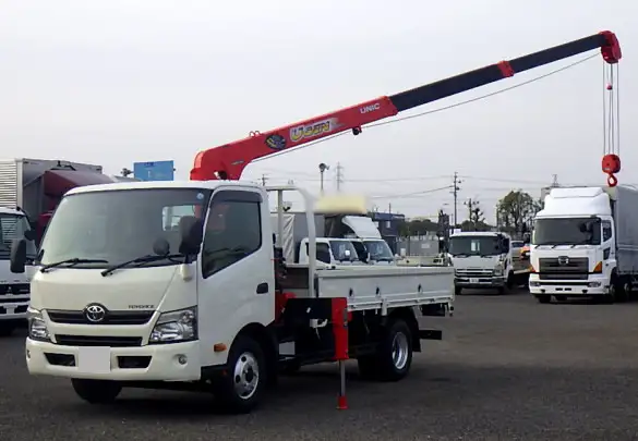 トヨタ トヨエース 小型 クレーン付 床鉄板 3段 の中古トラック【車両No.163602】