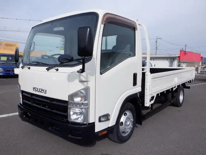 いすゞ エルフ 小型 平ボディ 床鉄板 TKG-NPR85AR の中古トラック【車両No.163625】