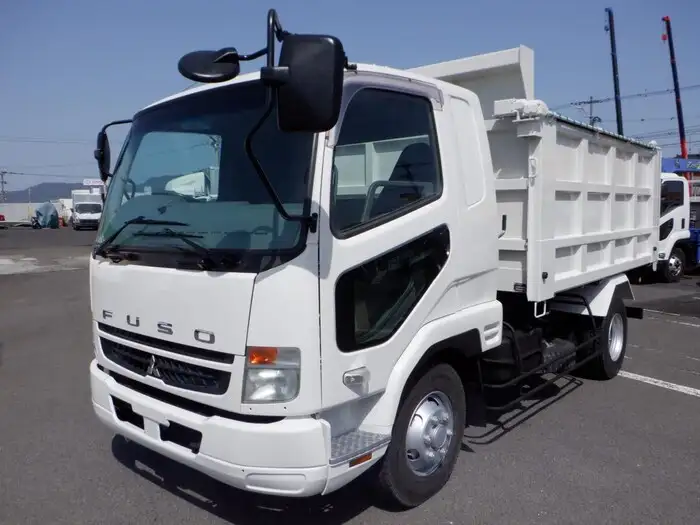 三菱 ファイター 中型/増トン ダンプ 土砂禁 天蓋付き の中古トラック【車両No.163653】