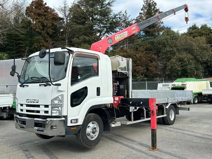 いすゞ フォワード 中型/増トン クレーン付 アルミブロック 4段 の中古トラック【車両No.163628】