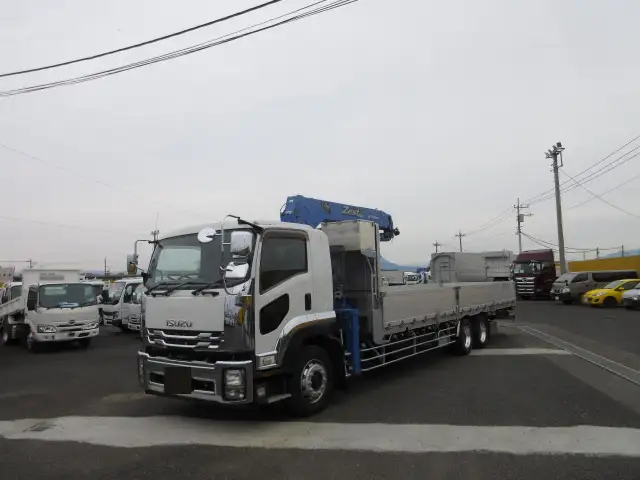 いすゞ フォワード 中型/増トン クレーン付 アルミブロック 4段 の中古トラック【車両No.163069】