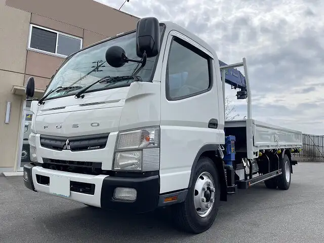 三菱 キャンター 小型 クレーン付 5段 ラジコン の中古トラック【車両No.163402】