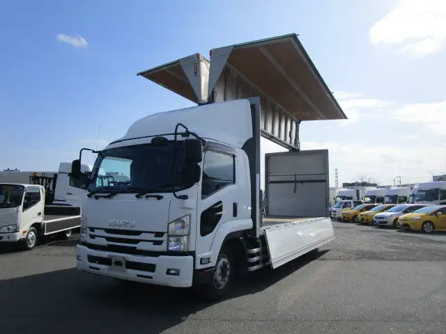 いすゞ フォワード 中型/増トン ウイング パワーゲート ベッド の中古トラック【車両No.163783】