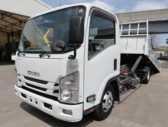 いすゞ エルフ 小型 車両重機運搬 ラジコン ウインチ の中古トラック【車両No.163686】