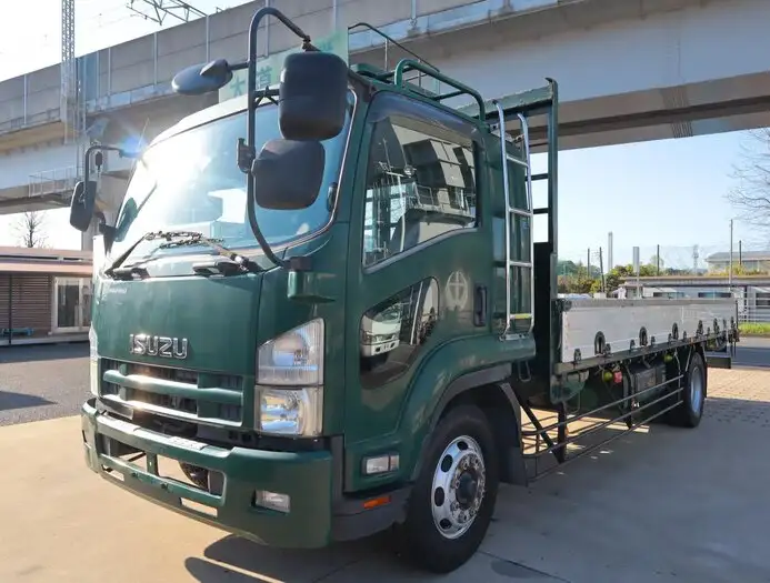 いすゞ フォワード 中型/増トン 平ボディ アルミブロック ベッド の中古トラック【車両No.163720】