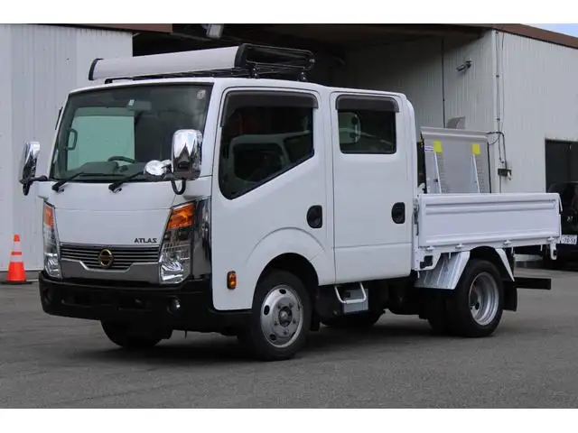 日産 アトラス 小型 平ボディ Wキャブ  の中古トラック【車両No.163510】