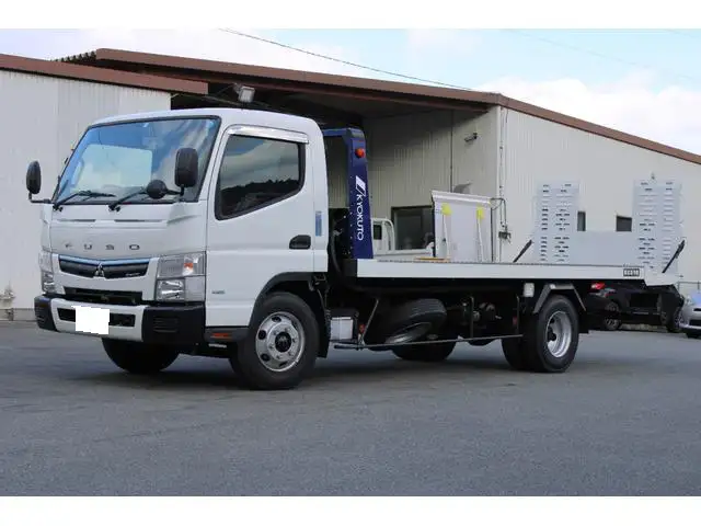 三菱 キャンター 小型 車両重機運搬 ラジコン ウインチ の中古トラック【車両No.163508】