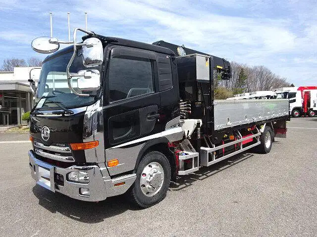 日産UD コンドル 中型/増トン クレーン付 床鉄板 アルミブロック の中古トラック【車両No.163687】