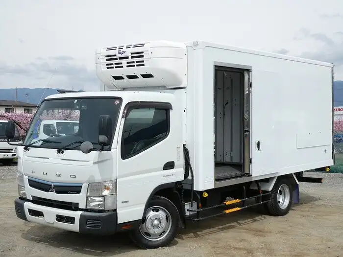 三菱 キャンター 小型 冷凍冷蔵 低温 床アルミ の中古トラック【車両No.163895】