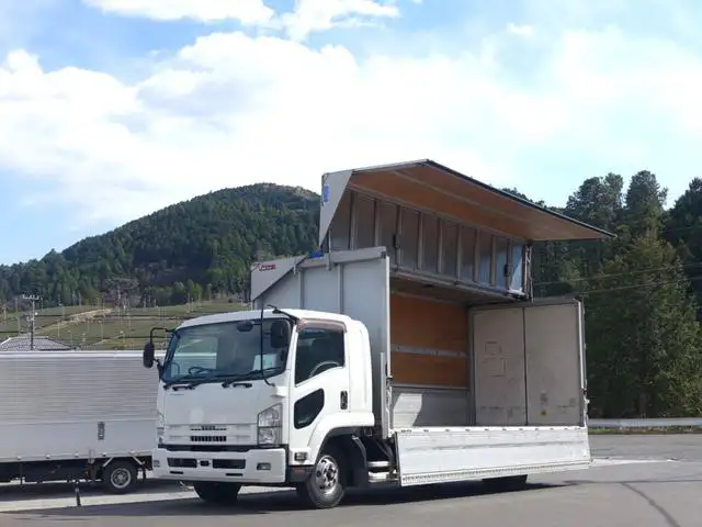 いすゞ フォワード 中型/増トン ウイング パワーゲート ベッド の中古トラック【車両No.163624】