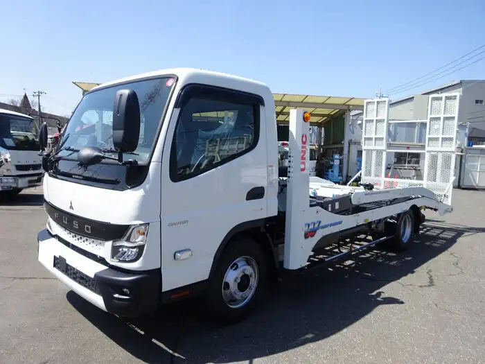 三菱 キャンター 小型 車両重機運搬 ラジコン ウインチ の中古トラック【車両No.164163】