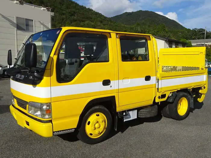 いすゞ エルフ 小型 平ボディ Wキャブ パワーゲート の中古トラック【車両No.164158】