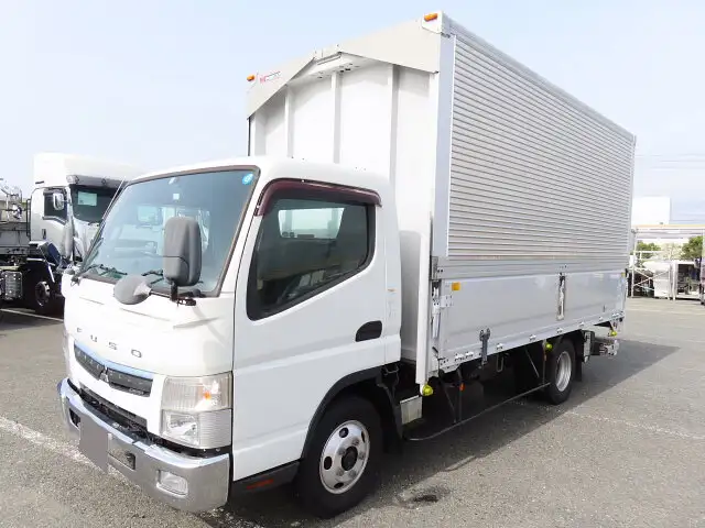 三菱 キャンター 小型 ウイング パワーゲート 床鉄板 の中古トラック【車両No.163950】